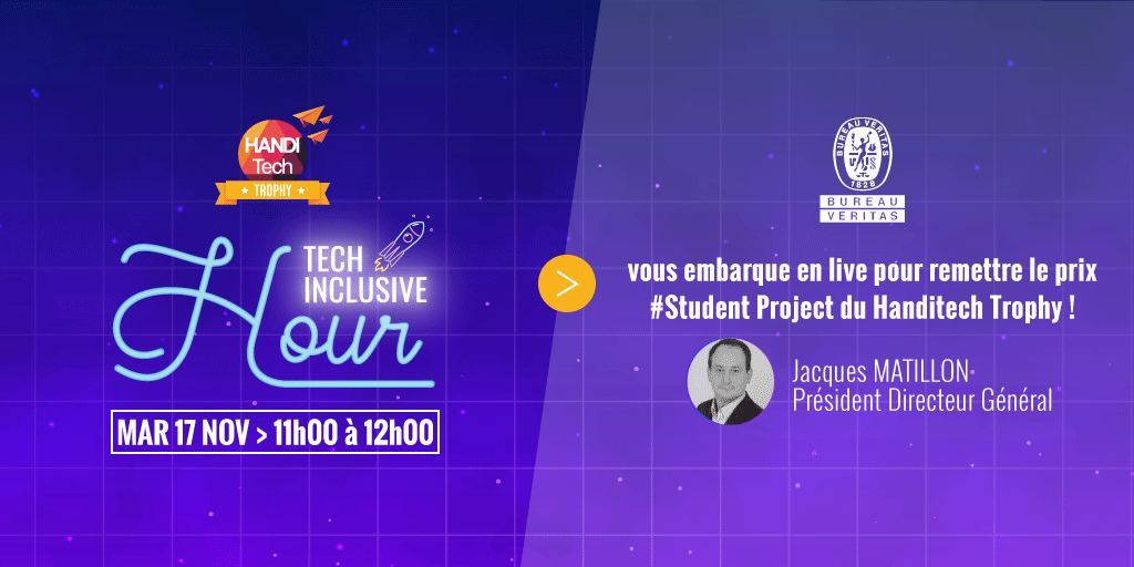 handitech trophy 2020, remise de prix par Jacques Matillon 