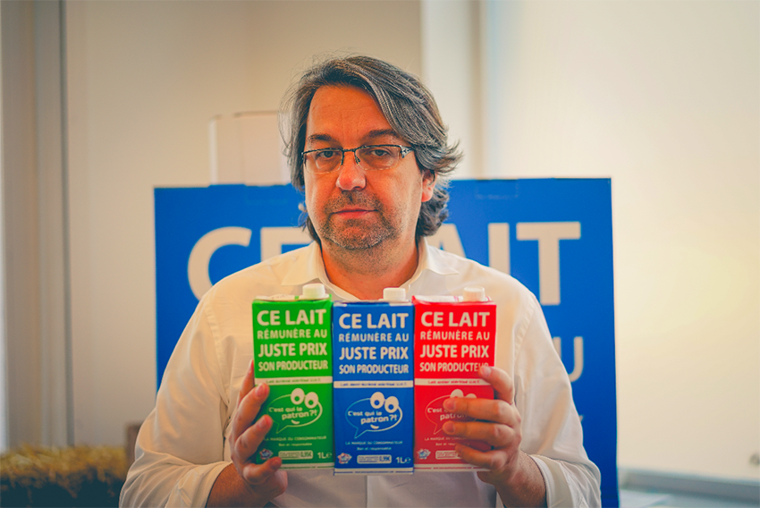 Portrait de Nicolas Chabanne, co-fondateur de la marque 'C'est qui le patron ?!'