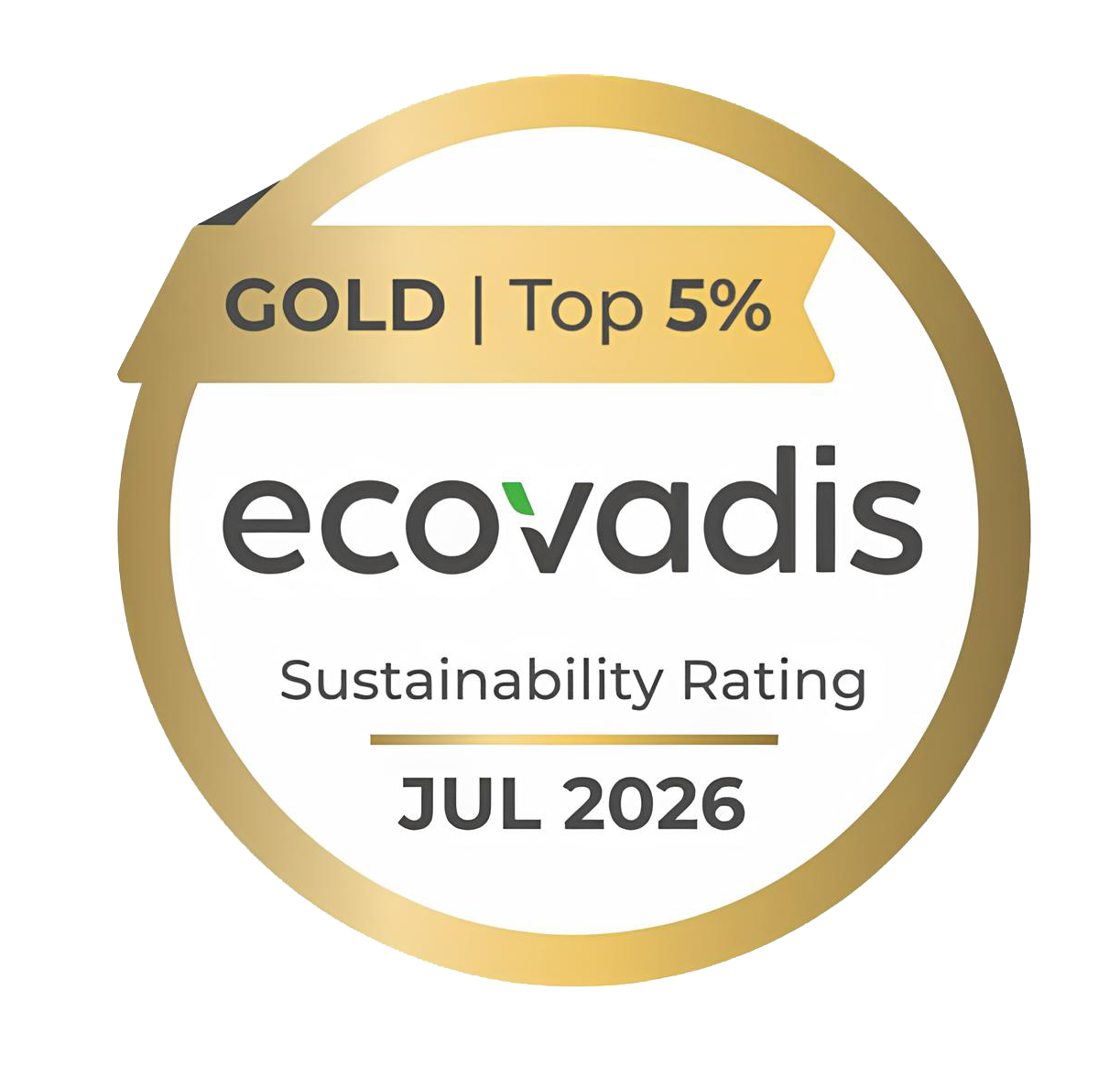 Logo Gold Ecovadis 2026