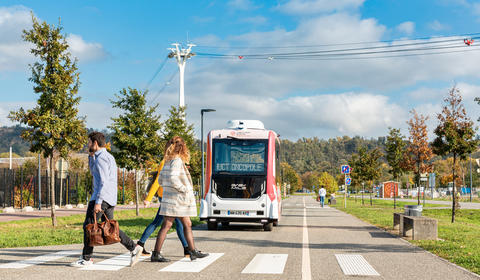 EasyMile véhicule autonome français