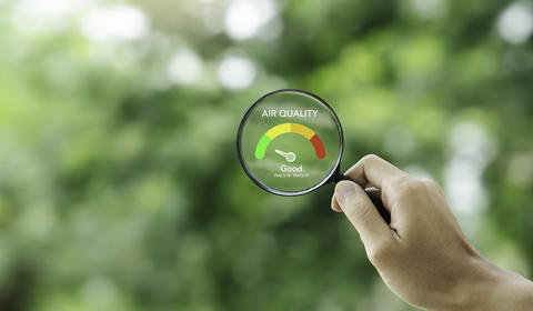 Visuel d'illustration d'une mesure de la qualité de l'air