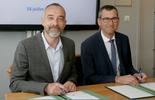 Eric Gadet, directeur de l’INSTN et Renaud Dwaele, Directeur industrie et nucléaire de Bureau Veritas  