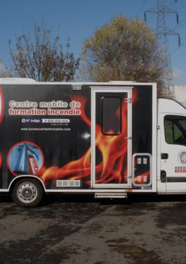 Centre mobile de formation incendie