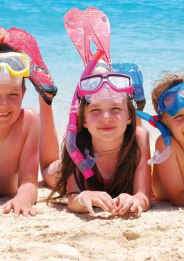 enfants sur la plage