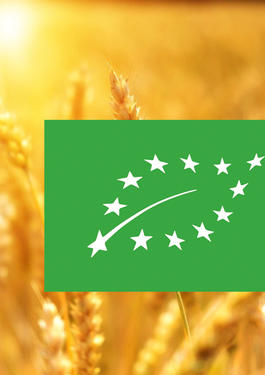logo Bio eurofeuille sur champ de blé